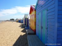 Экскурсии и Туры Австралии: Обзорная экскурсия по Мельбурну — Пляжные домики на пляже в районе Брайтон. Мельбурн.